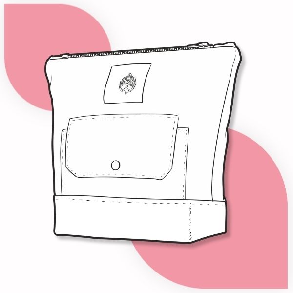 Nähset große Kosmetiktasche